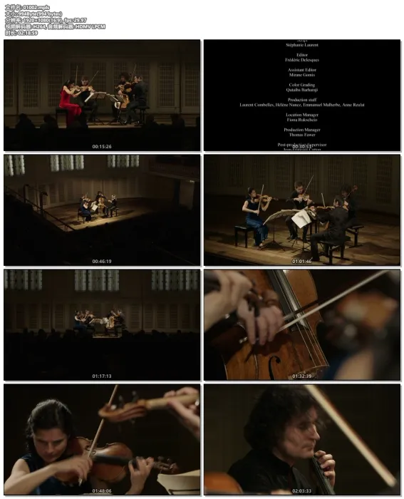 [BD欧美演唱会][贝多芬弦乐四重奏全集 Belcea Quartet Beethoven – The Complete String Quartets 2012 4 x Blu-Ray][BDMV 4BD][128G][百度网盘]