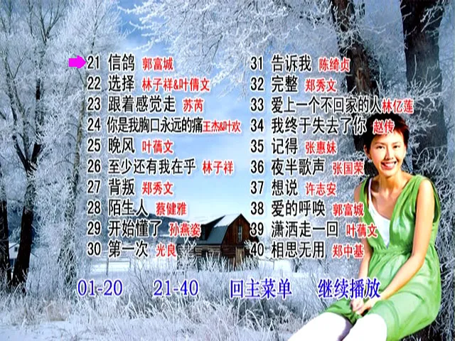 [DVD音乐专辑碟][群星 – 情歌101 VOL.2][DVD ISO][4.17GB][百度网盘]