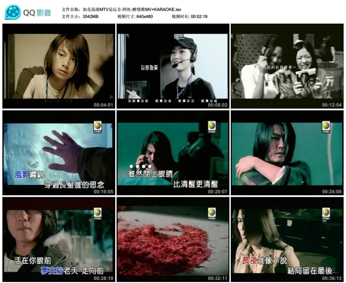 [DVD音乐专辑碟][阿杜 – 醇情歌MV+KARAOKE][DVD-ISO][3.45G][百度网盘]