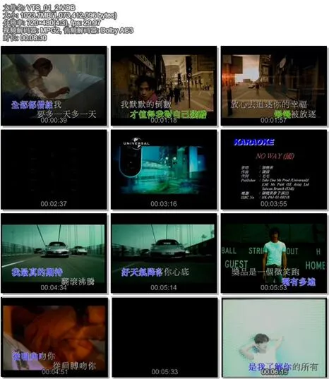 [DVD音乐专辑碟][陈晓东 – 不必说感谢 20首原装MV卡拉OK精选][DVD-ISO][4.29G][百度网盘]
