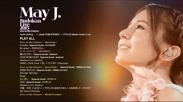 [DB日本演唱会][May.J JBudokan Live 2015 日本武道馆演唱会][ISO双碟][53.2G][百度网盘]