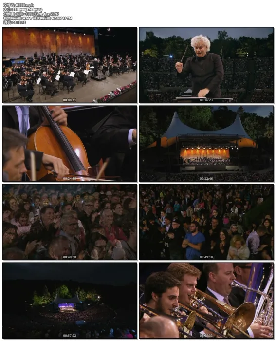 [BD欧美演唱会][2015柏林爱乐温布尼音乐会 Waldbühne：2015 – Lights, Camera, Action][BDMV][16.4G][百度网盘]