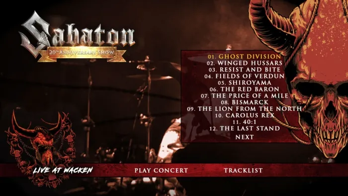 [BD欧美演唱会][Sabaton – 20th Anniversary Show – Live at Wacken 2021][BDMV][22.23G][百度网盘]