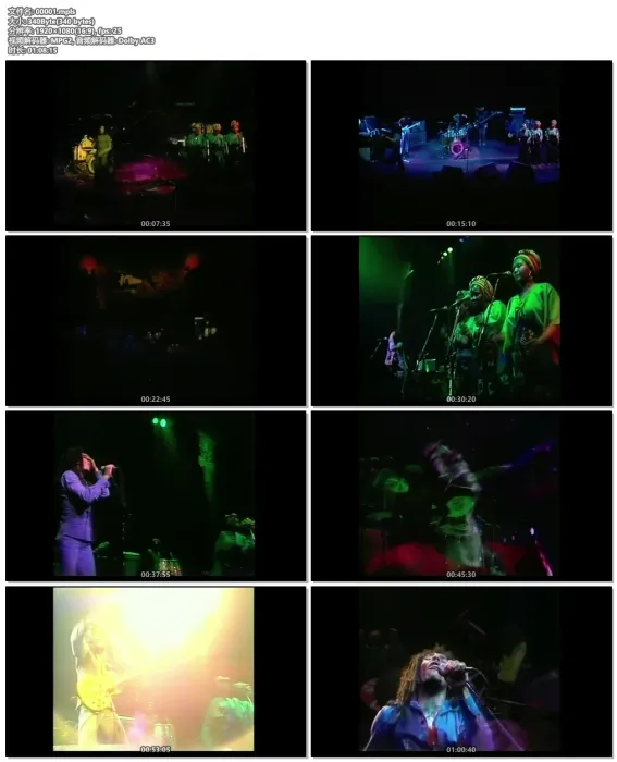 [BD欧美演唱会][Bob Marley And The Wailers – Live In Concert 1980][BDMV][10.5G][百度网盘]