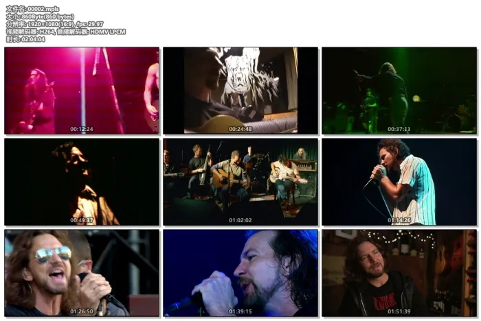 [BD欧美演唱会]珍珠果酱二十年 Pearl Jam – Twenty 2011[BDMV][3BD][107G][百度网盘]
