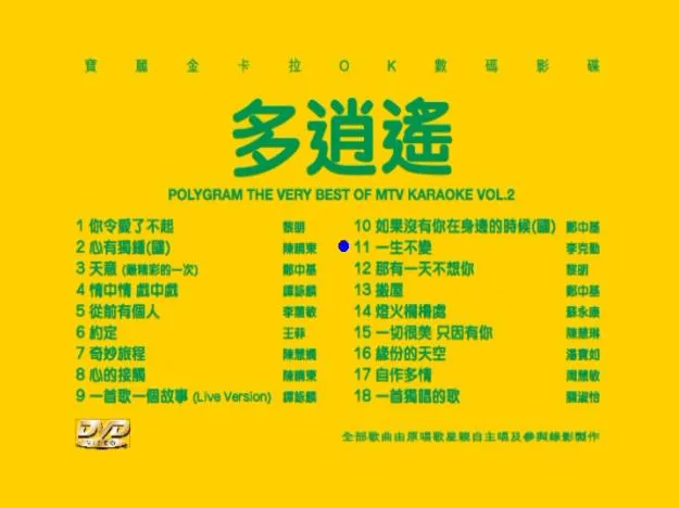 [DVD音乐专辑碟][宝丽金 – 1998多逍遥][DVD-ISO][3.87G][百度网盘]