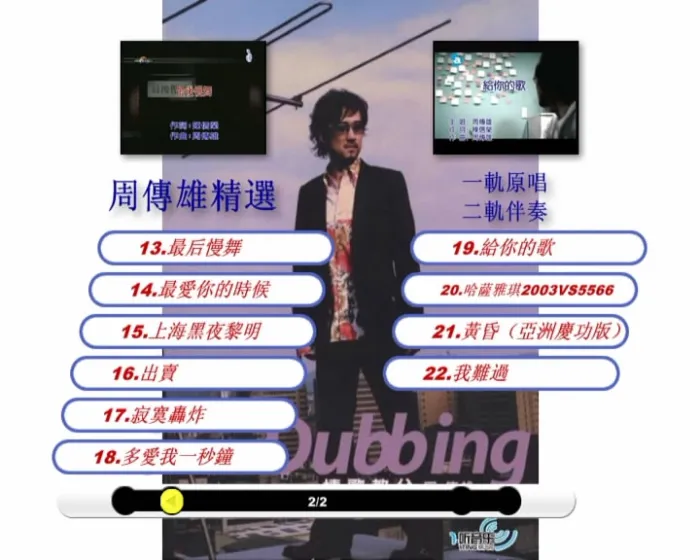 [DVD音乐专辑碟][周传雄 – 我在身边][DVD ISO][2.58G][百度网盘]