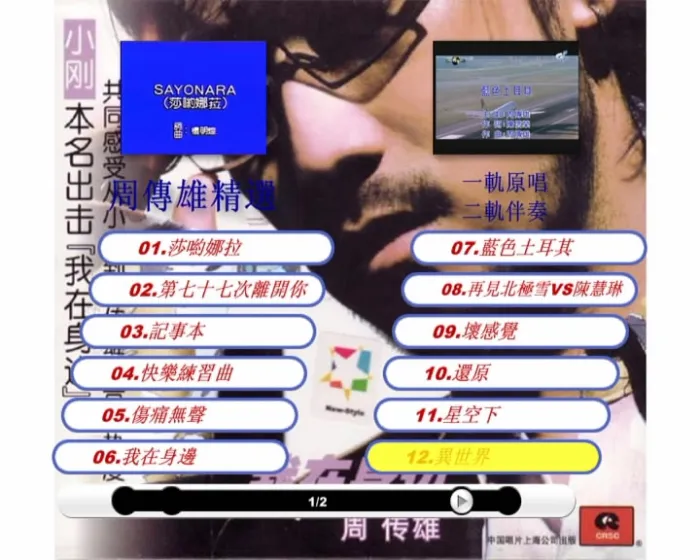 [DVD音乐专辑碟][周传雄 – 我在身边][DVD ISO][2.58G][百度网盘]