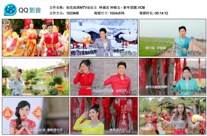 [DVD音乐专辑碟][钟盛忠 钟晓玉 – 新年团圆][KTV][DVD-ISO][2.08G][百度网盘]