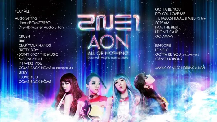 [BD日本演唱会][2NE1 투애니원 – 2014 2NE1 WORLD TOUR ~ALL OR NOTHING~ in JAPAN][BDISO][40.2GB][百度网盘]
