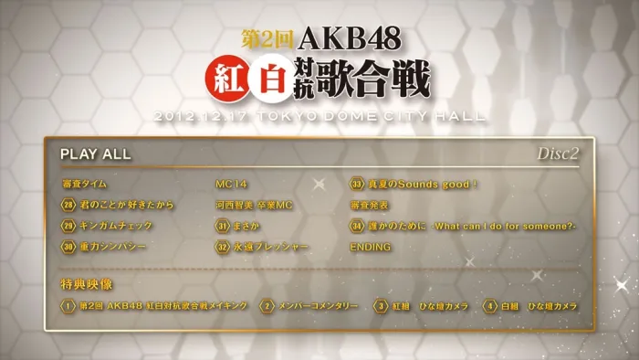[BD日本演唱会][AKB48 – 第2回AKB48 红白対抗歌合戦 2013][BDISO 2BD][84.3GB][百度网盘]