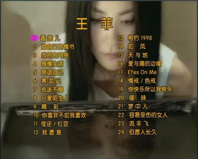 [DVD音乐专辑碟][王菲 – 我最爱的歌][DVD-ISO][4.12G][百度网盘]
