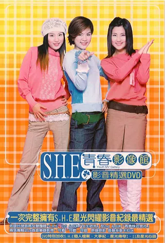 [DVD音乐专辑碟][S.H.E – 青春影音馆 原版 Karaoke 2002][DVD ISO][4.09G][百度网盘]