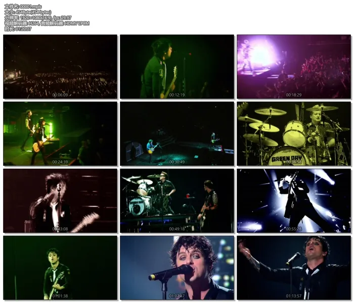 [DB日本演唱会][绿日乐队 Green Day_Awesome as Fuck 2011 日本演唱会实况][ISO][19.16G][百度网盘]