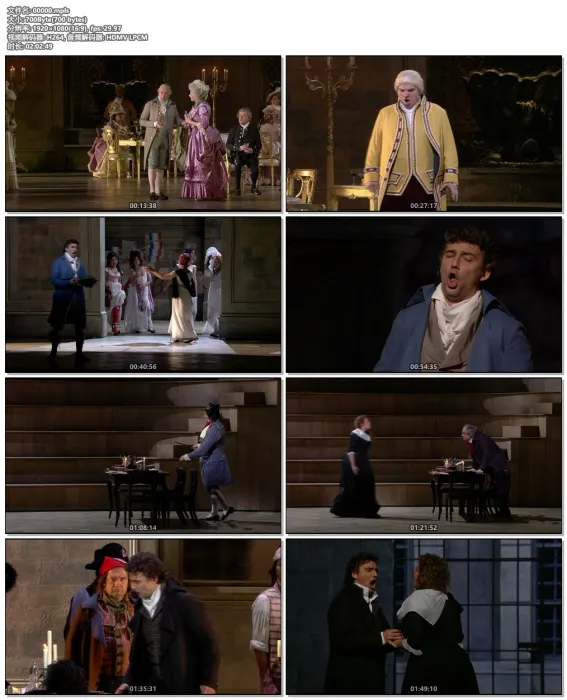 [BD欧美演唱会]Giordano Andrea Chénier Jonas Kaufmann, The Royal Opera, Antonio Pappano 2016[BDMV][30.9GB][百度网盘]