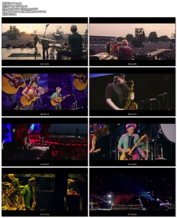 [BD欧美演唱会]滚石乐队 The Rolling Stones – Sweet Summer Sun – Hyde Park Live 2013[BDMV][36GB][百度网盘]