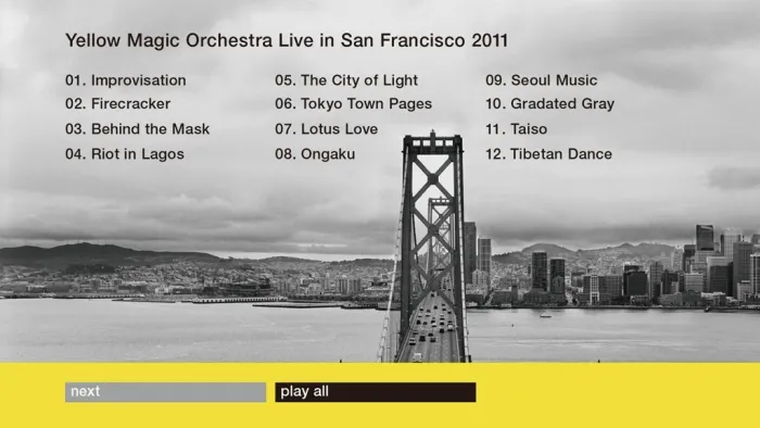 [BD日本演唱会][Yellow Magic Orchestra – Live In San Francisco 2011 [2015][BDMV][29.7GB][百度网盘]
