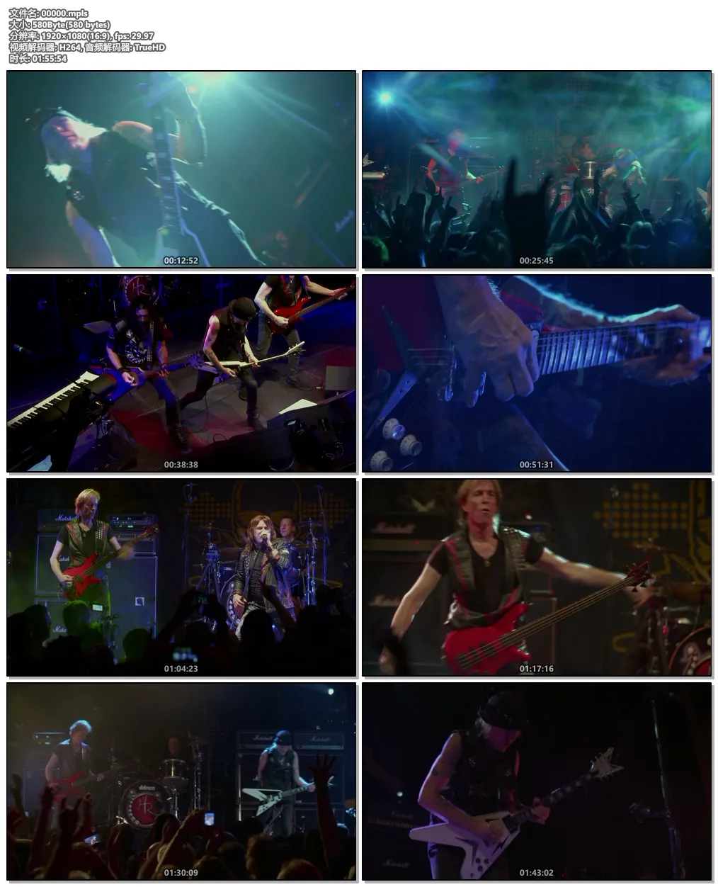 [BD欧美演唱会]Michael Schenker s Temple Of Rock – On a Mission – Live in Madrid 2016[BDMV][33G][百度网盘]