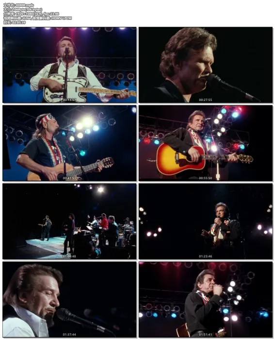 [BD欧美演唱会]The Highwaymen – Live American Outlaws 2016[BDMV][38.7G][百度网盘]