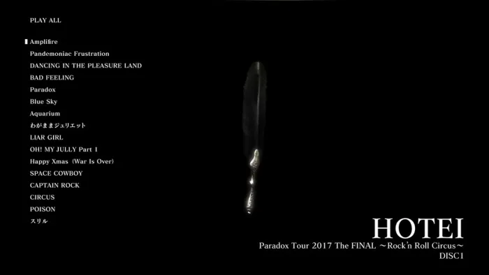 [BD日本演唱会][布袋寅泰 – HOTEI Paradox Tour 2017 The FINAL ~Rock n Roll Circus~ 2018 2CD+2BD][BDMV 2BD][38.7GB][百度网盘]