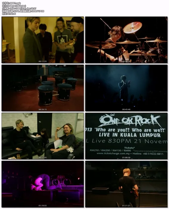 [BD日本演唱会][ONE OK ROCK – FOOL COOL ROCK! ONE OK ROCK DOCUMENTARY FILM 2014][BDISO][32.7GB][百度网盘]