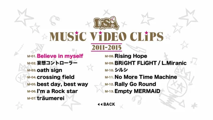 [BD日本演唱会][织部里沙 LiSA MUSiC ViDEO CLiPS 2011-2015][BDISO 2BD][50.5GB][百度网盘]