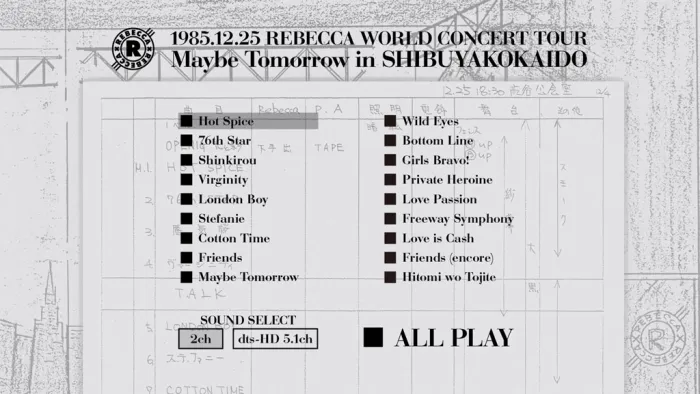 [BD日本演唱会][レベッカ – REBECCA LIVE 85 -MAYBE TOMORROW Complete Edition- 2019][BDISO][33.6GB][百度网盘]
