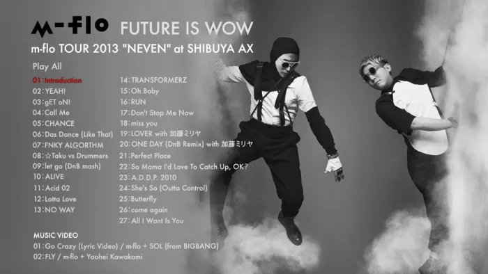 [BD日本演唱会][m-flo – FUTURE IS WOW 2014 CD+BD][BDMV][37.6GB][百度网盘]