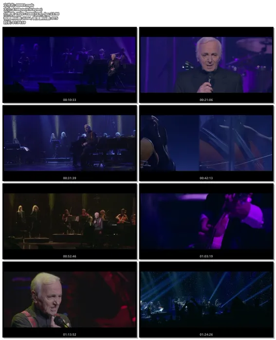 [BD欧美演唱会]Charles Aznavour – Live Palais des Sports 2015[BDMV][16.4G][百度网盘]