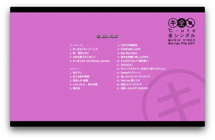 [BD日本演唱会][早安家族 – ℃-ute 全シングル MUSIC VIDEO Blu-ray File 2011][ISO][24.7G][百度网盘]