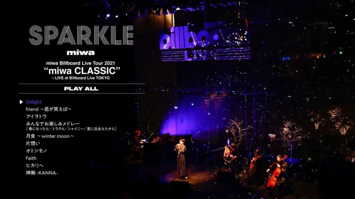 [BD日本演唱会][miwa – Sparkle 付属BD 2022][BDMV 2BD][38.8G][百度网盘]