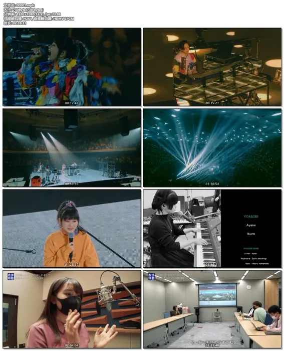 [BD日本演唱会][YOASOBI – THE FILM 2022 完全生产限定盘][BDMV 2BD][65.9G][百度网盘]