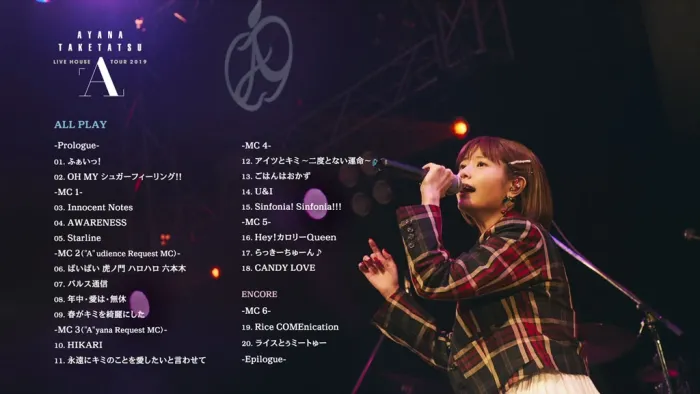 [BD日本演唱会][竹达彩奈 LIVE HOUSE TOUR 2019 A U2][BDMV][22G][百度网盘]