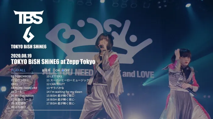[BD日本演唱会][TOKYO BiSH SHiNE6 at Zepp Tokyo 2020][BDMV][19.8G][百度网盘]