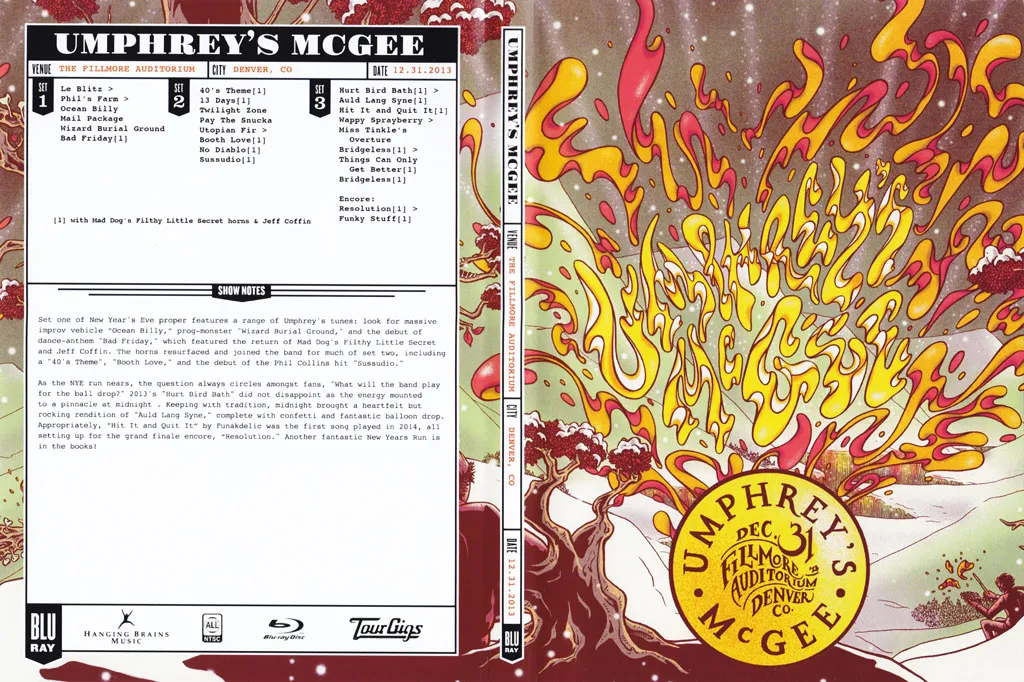 [BD欧美演唱会]Umphrey s McGee TourGigs Collection – The Fillmore Auditorium Denver CO December 28-29-31, 2013[BDMV][3BD 67.3G][百度网盘]