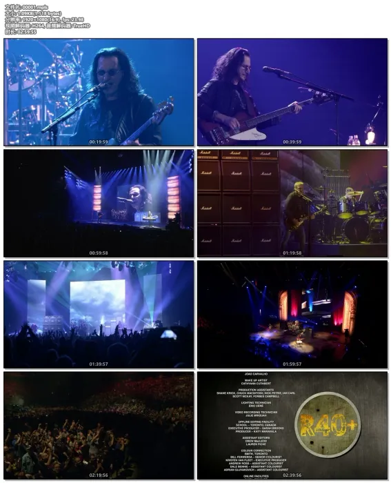 [BD欧美演唱会][Rush – R40 Live 2015][BDMV][44.4G][百度网盘]