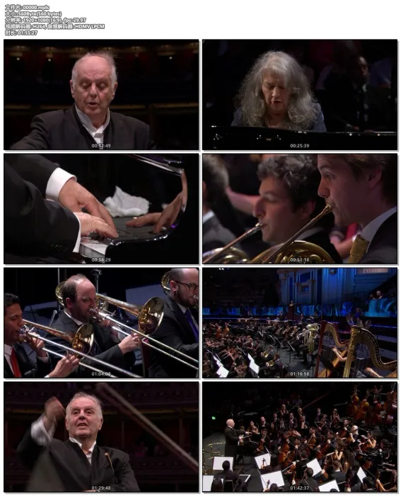 [BD欧美演唱会][BBC Proms 2016 – Martha Argerich, Daniel Barenboim, West-Eastern Divan Orchestra][BDMV][21G][百度网盘]