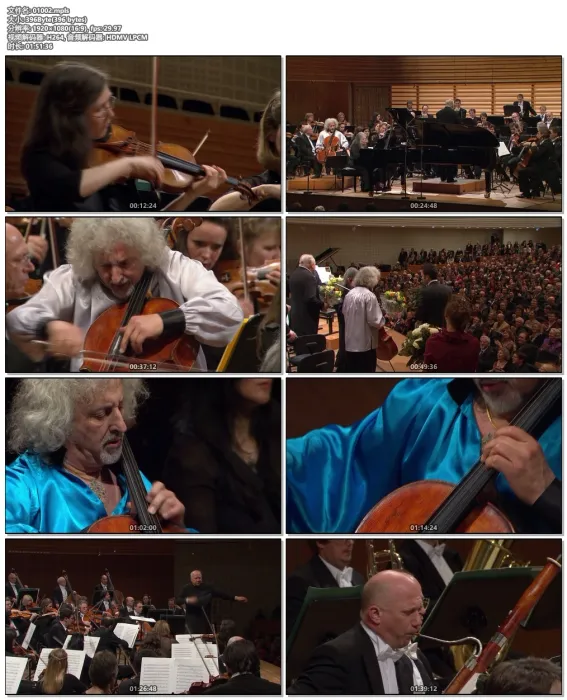 [BD欧美演唱会][Mischa Maisky & Martha Argerich – Luzerner Sinfonieorchester, Neeme Jarvi – 2011][BDMV][22.1G][百度网盘]