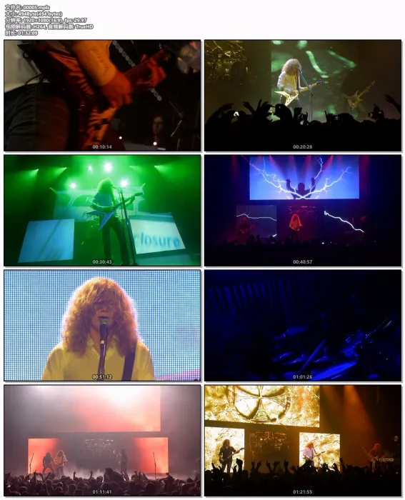 [BD欧美演唱会][麦加帝斯摇滚乐队 Megadeth – Countdown To Extinction Live 2013 Blu-ray 1080i AVC TrueHD 5.1][BDMV][19.4GB][百度网盘]