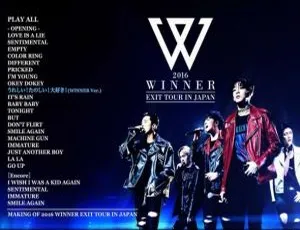 WINNER 2016日本演唱会BD资源 40G百度网盘分享 胜利者Exit Tour in JAPAN-小文资源网
