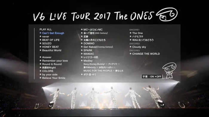 [BD日本演唱会][胜利六人组 V6 Live Tour 2017 The Ones 日本巡回演唱会][BDMV][50.9G][百度网盘]