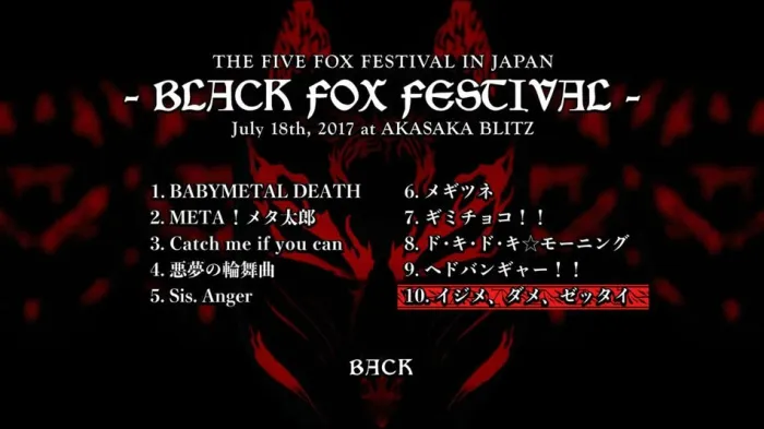 [BD日本演唱会][Babymetal The Fox Festivals In Japan 2017 日本演唱会.中元铃香.水野由结.菊地最爱][BDMV 6BD][97.7G][百度网盘]
