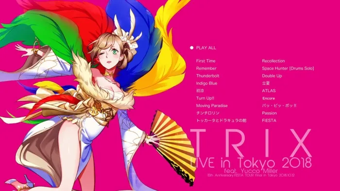 [BD日本演唱会][TRIX LIVE in Tokyo 2018 feat. Yucco Miller 2018 Blu-ray][BDISO][41.8G][百度网盘]
